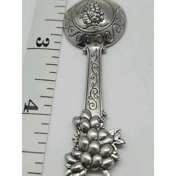 Measuring Spoon Replacement 1/4 Tsp Grape Wine Silver Tone Ganz Zinc - Picture 7 of 7